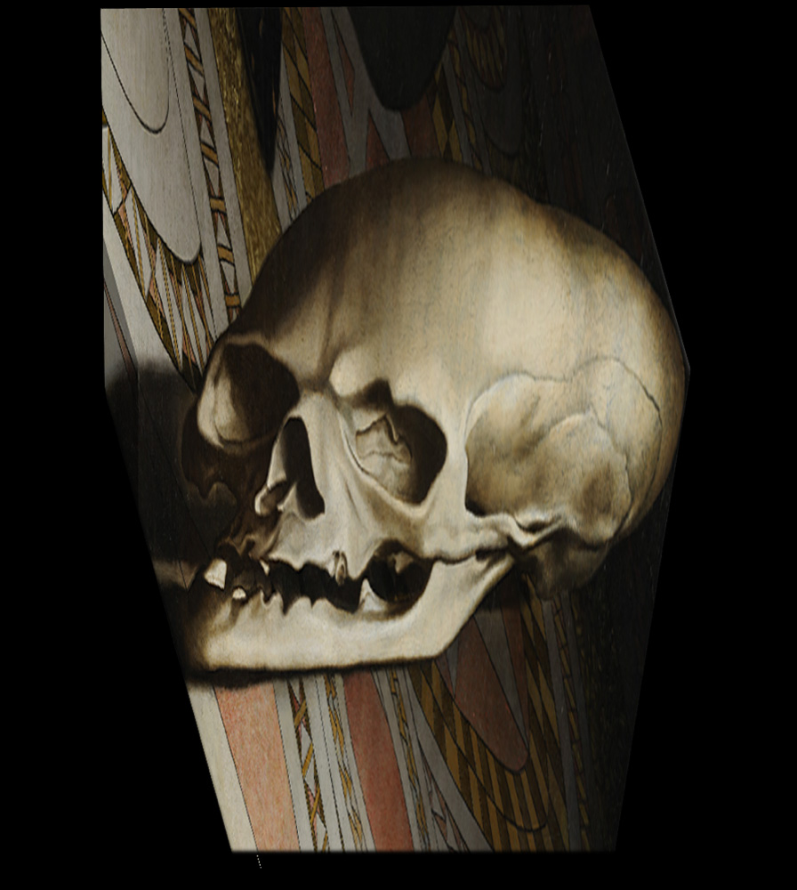 L'anamorphose : la tête de mort
