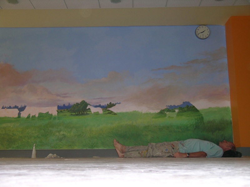 Pendant la sieste le travail continue. Saint-Mandé