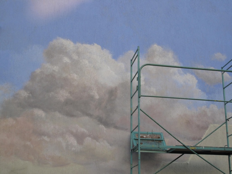 Peindre jusque dans les nuages. Saint Gratien