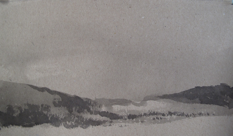 Lavis. Encre de Chine