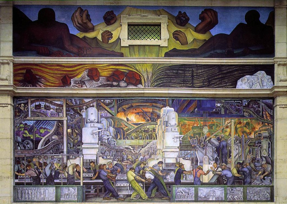 Detroit Industry or Man and Machine, North Wall. 1932-33. Diego Rivera. 