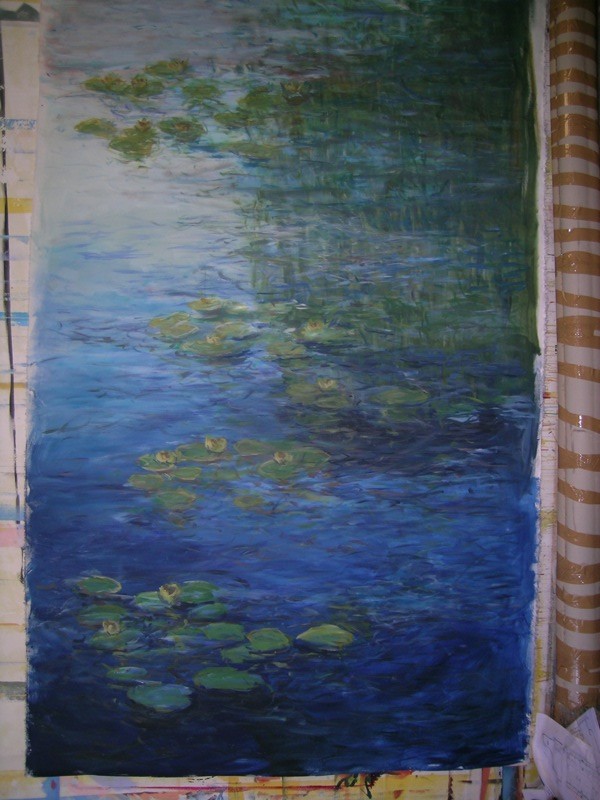 Nénuphars – Peinture murale – Arabie Saoudite