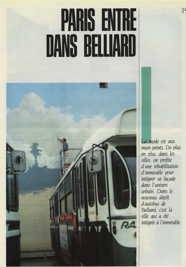 Dépôt de bus Bélliard. RATP. Paris XVIIIème