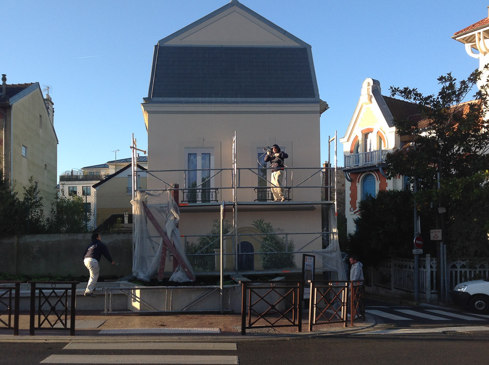 Démontage de l’échafaudage